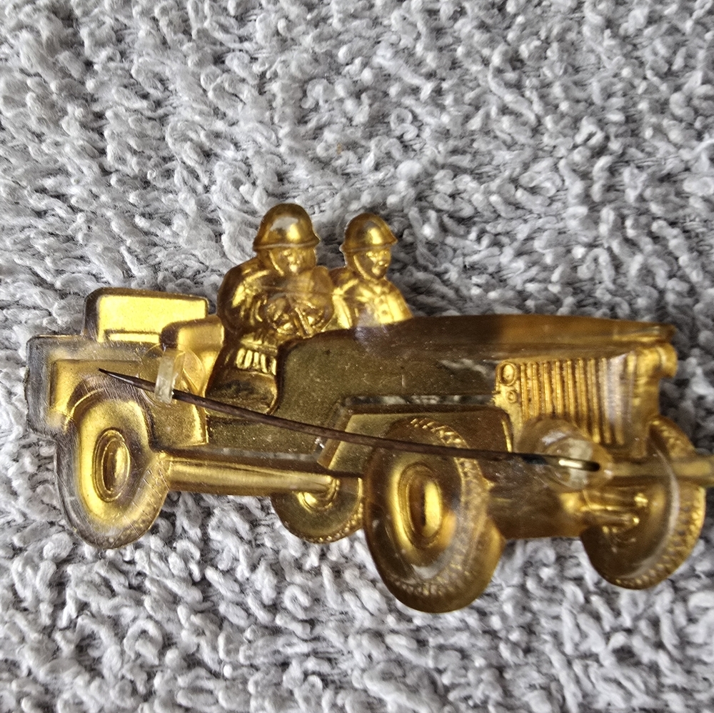 Army Jeep Brooch Pin - Picture 9 of 10